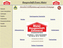 Tablet Screenshot of fm-bau.de